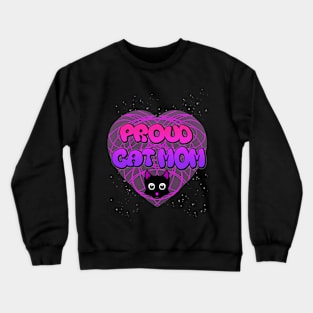 Proud Cat Mom Crewneck Sweatshirt